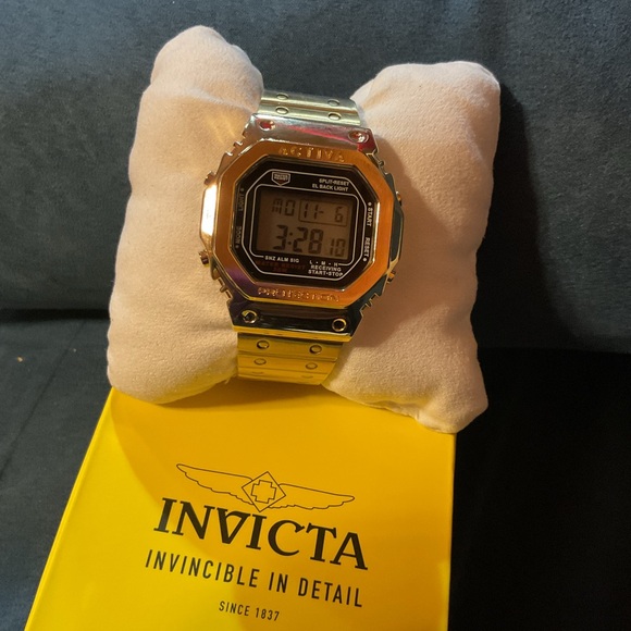 INVICTA x Activa Retro Gold Digital Sport 49mm Watch